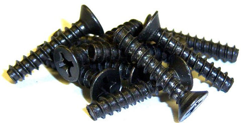 81220-8 10 x Countersunk Self Tapping Screw 4mm x 20mm - Flat Head 4x20